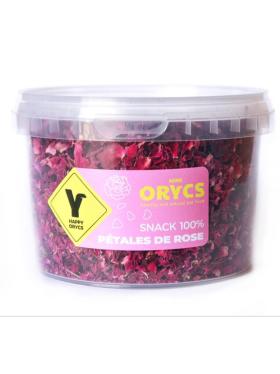 Pétales de rose séchées